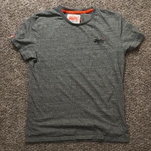 Superdry Gray Men's Short Sleeve Tee